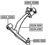 ASVA 0201-S50B Control Arm-/Trailing Arm Bush